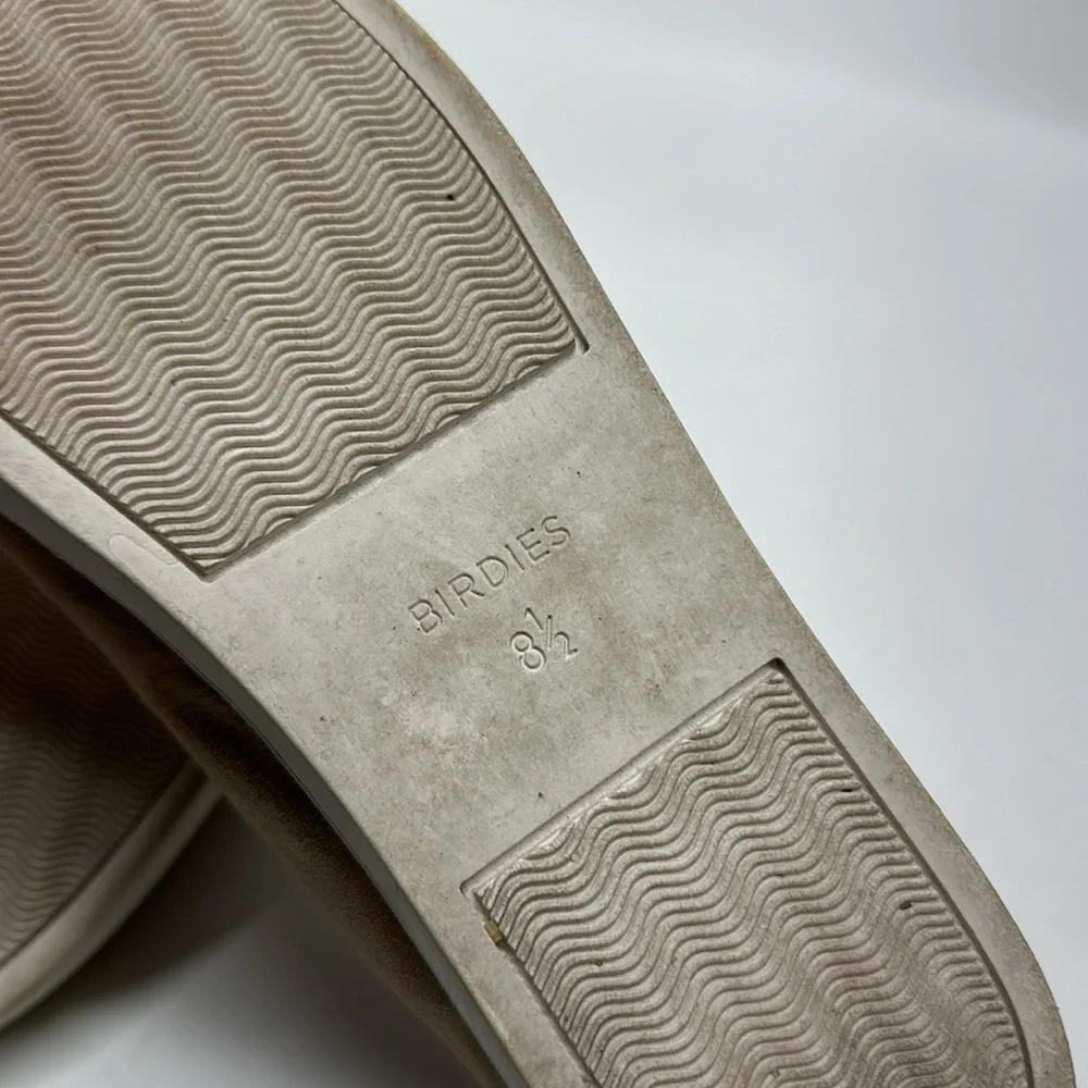 Birdies The Swift Slip On Loafer Shoes Brown Tan Suede Sneaker Womens Size 8.5 - Picture 11 of 12